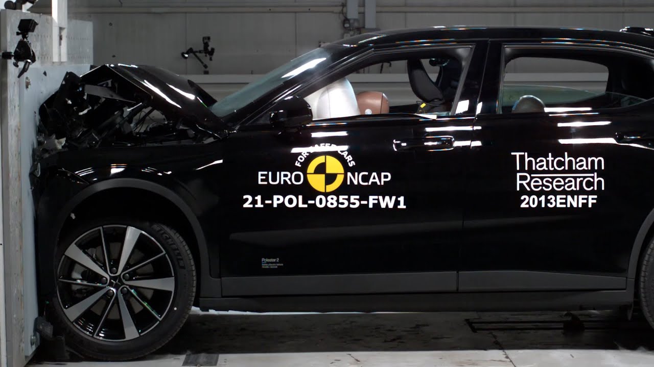 Polestar 2 - The Full Width Rigid Barrier crash test | Polestar