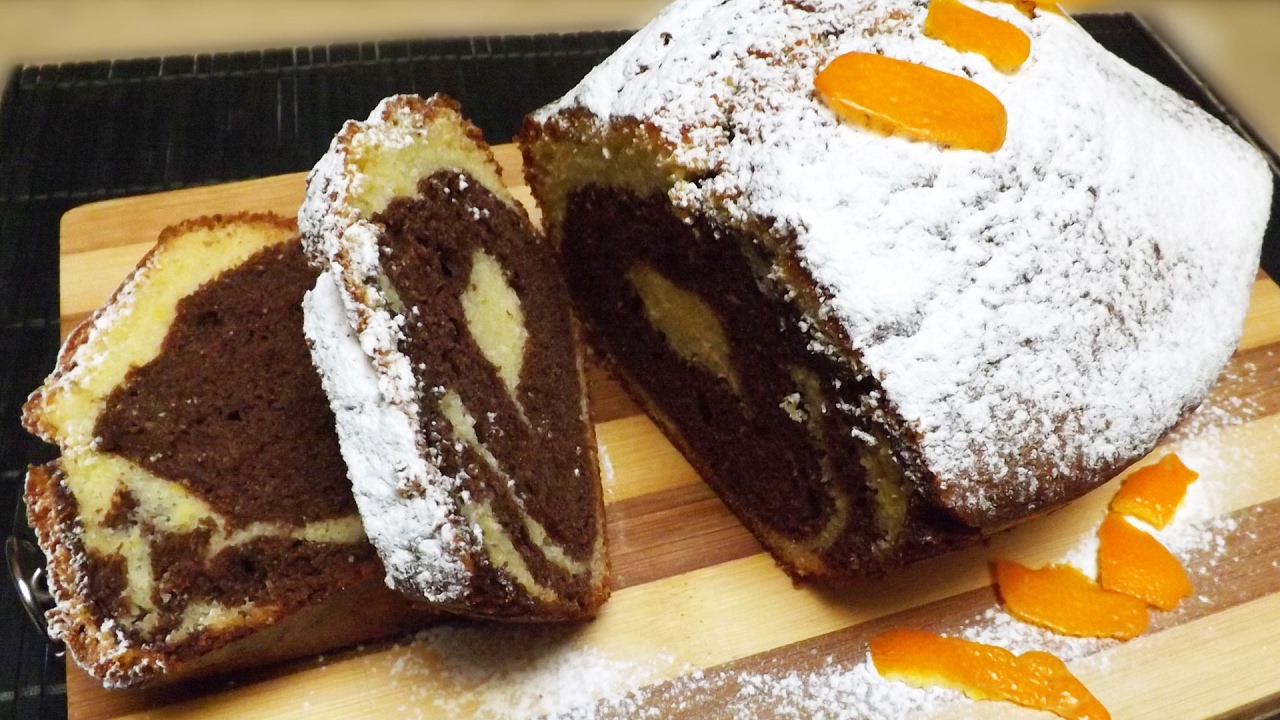 Plumcake all'arancia e cacao