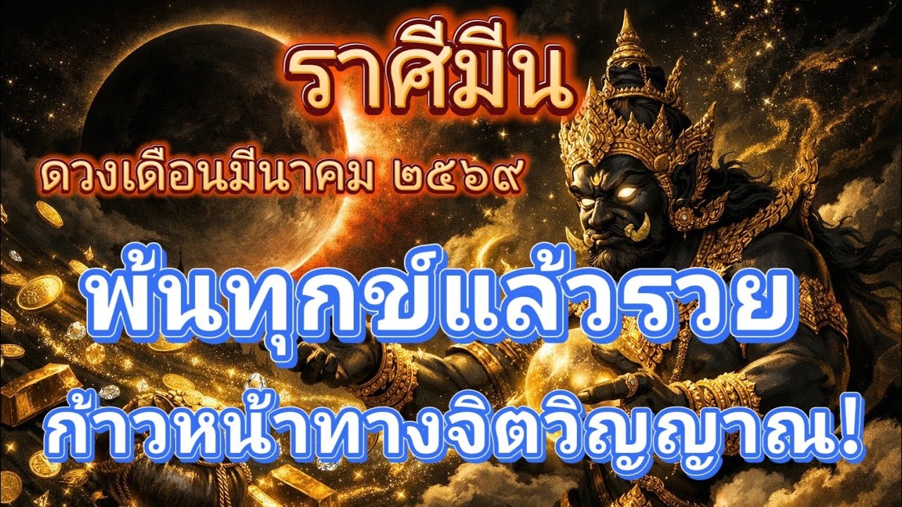ราศีมีน♓🔮ดวงเดือนมีนาคม 2569!🪬💍👩‍❤️‍👨💒⛲🌳