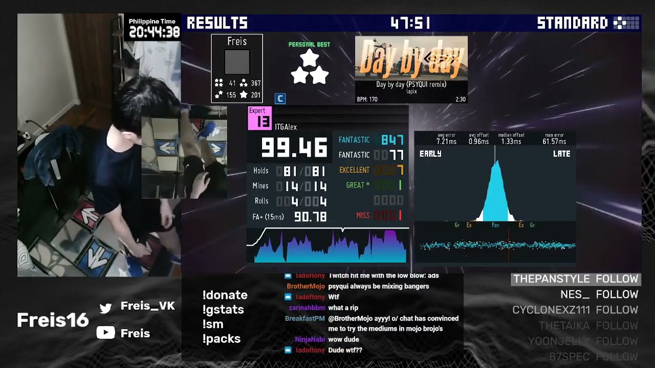 [Tech/SM5] Day by day (PSYQUI remix) (SX 13) 99.46% 7ex??