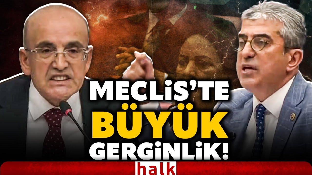 Meclis’te 'vergi borcu' gerginliği! Gökhan Günaydın, Mehmet Şimşek'e adeta esti gürledi!