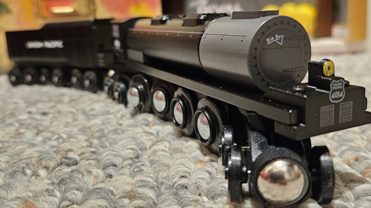 Распаковываем совершенно новый игрушечный трек Choo choo track Union Pacific Big Boy 4014!