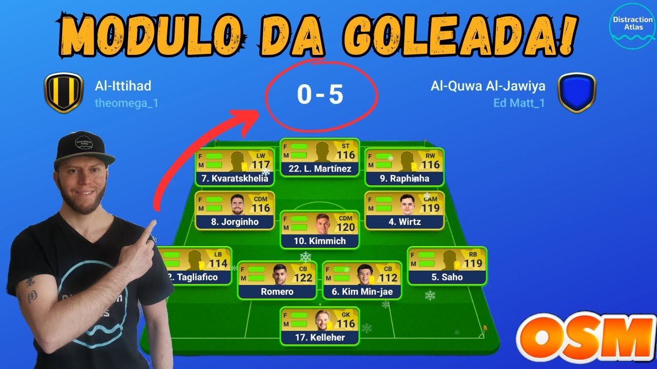 OSM 23/24 BEST TACTICS: MODULO DA GOLEADA! 😎
