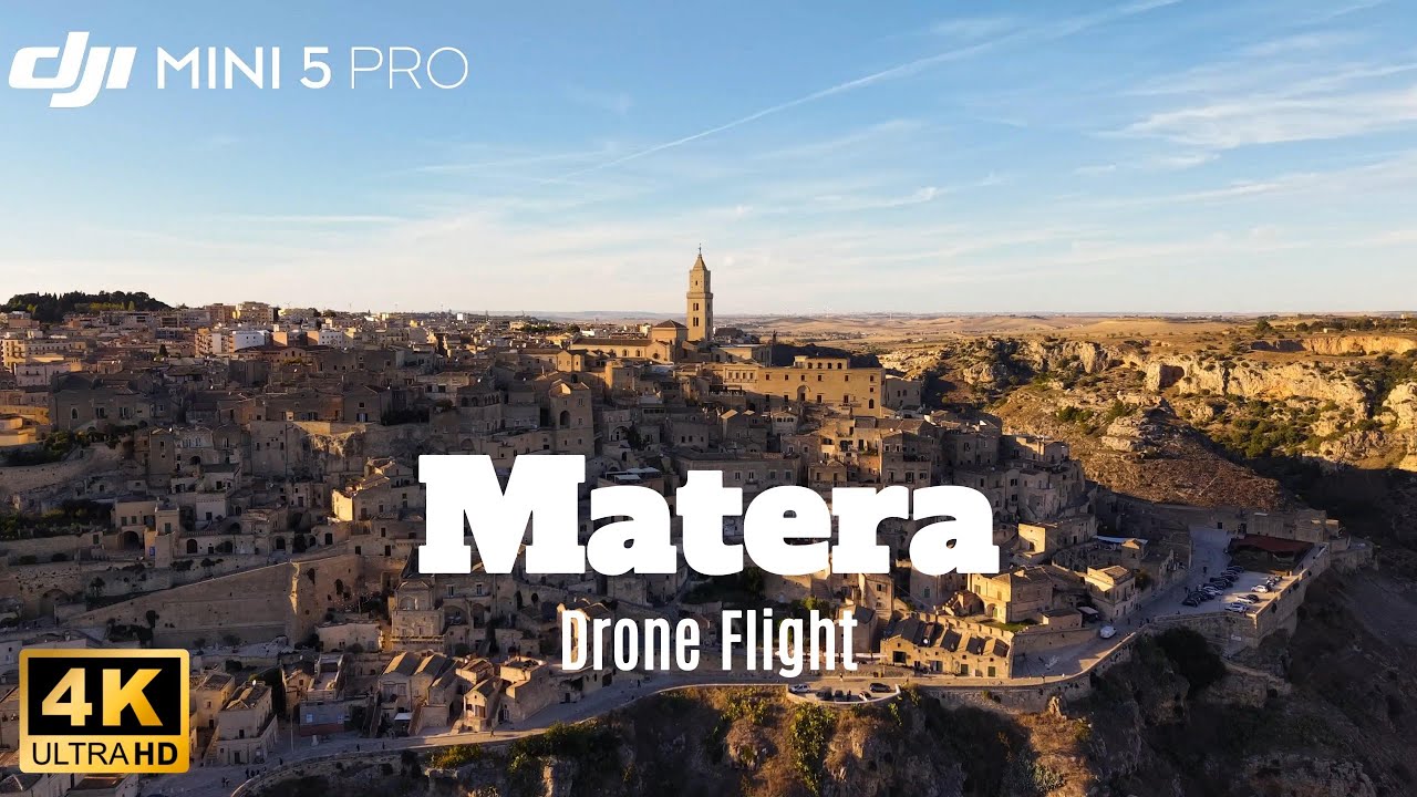 Matera with Drone | Cinematic Footage | DJI Mini 5 pro | 4K/60fps