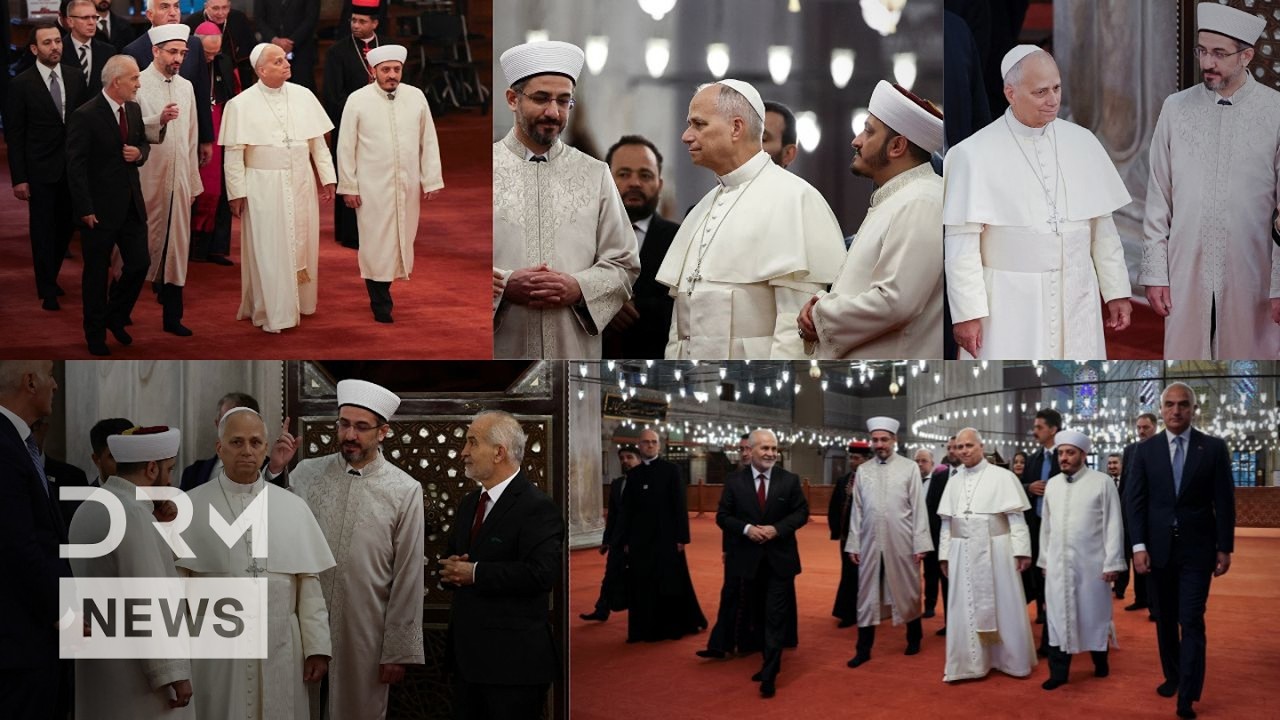 FULL VISIT: Pope Leo XIV Tours Istanbul’s Blue Mosque on Last Day of Turkey Apostolic Journey | AK1B