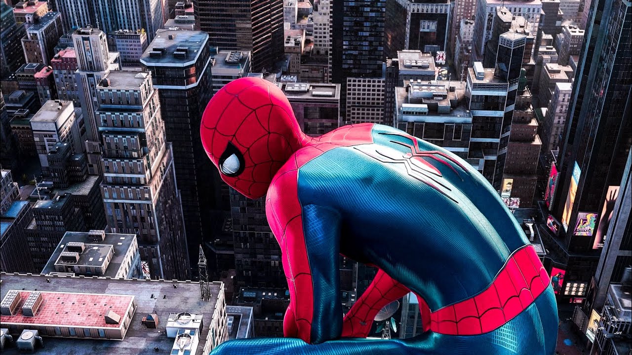 Spider-Man 2: Satisfying Swing’s (NWH Suit) #spiderman #gaming #playstation