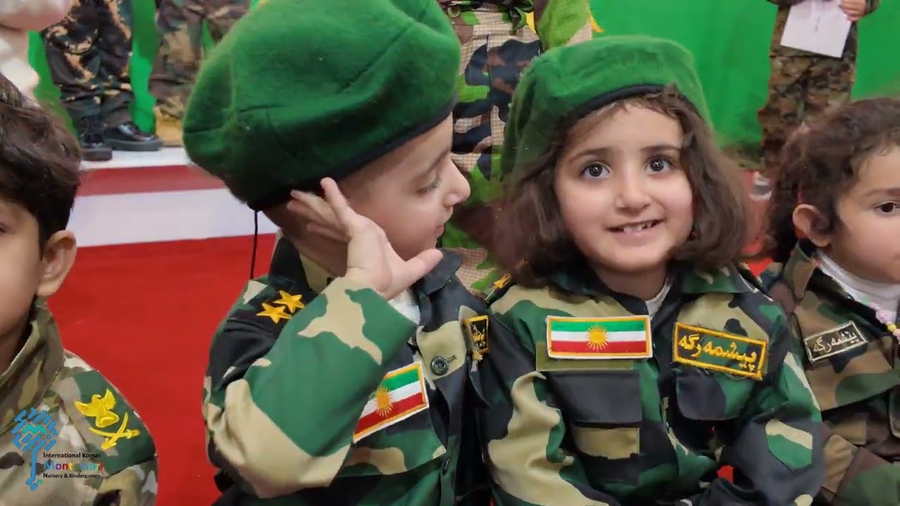 ڕۆژی ئاڵای کوردستان لە کۆمار مۆنتیسۆری | Kurdistan Flag Day at Komar Montessori