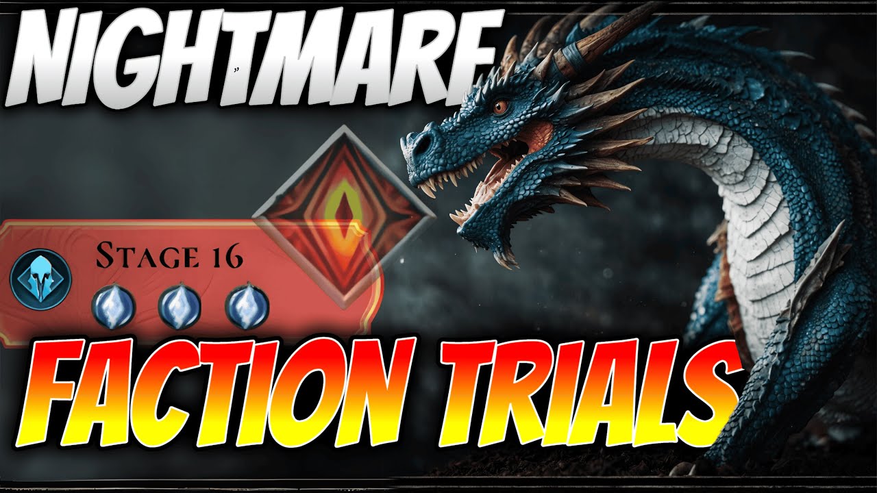 Faction Trials Nightmare 16 Guide | 1M+ BP Challenge & Team Strategy | Watcher of Realms