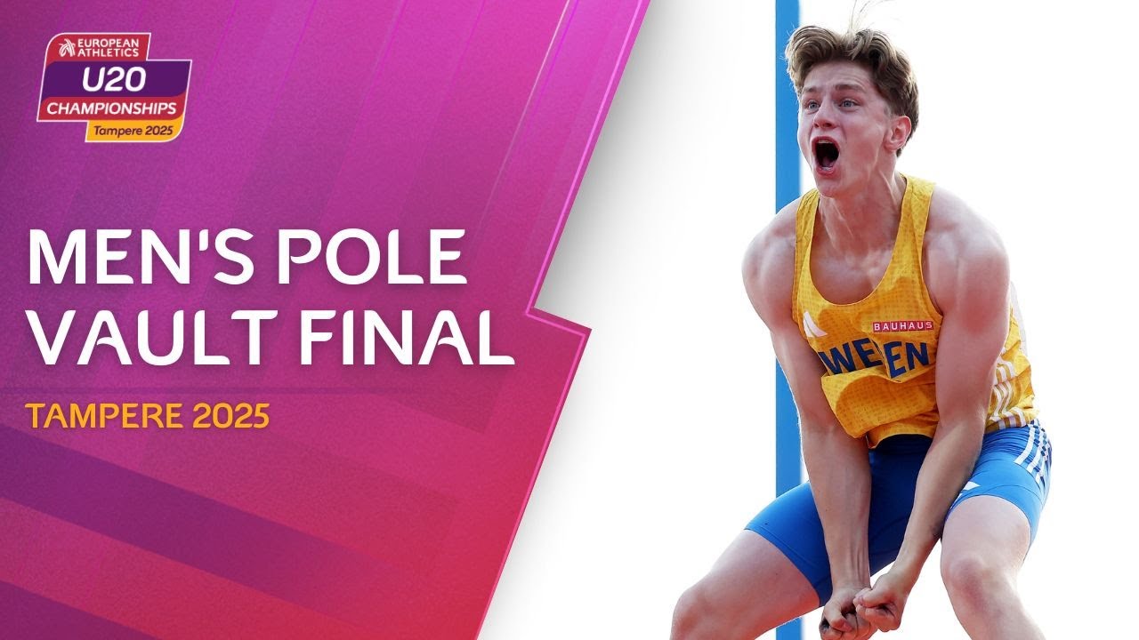 Men's Pole Vault Final | Tampere 2025 European Athletics U20 Championships