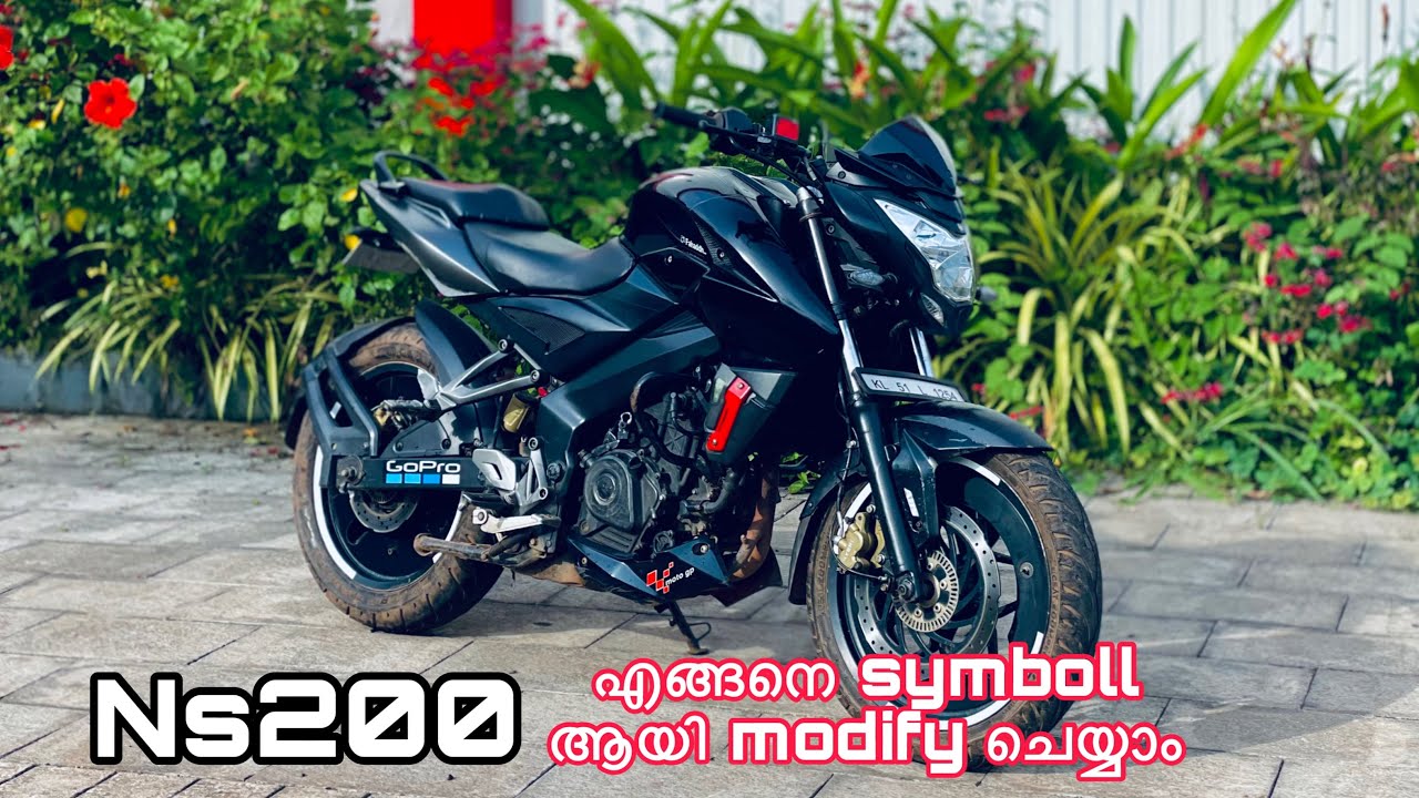 Ns 200 എങ്ങനെ Symboll ആയി modify ചെയ്യാം ‼️#modifcation #automobile #vlog #motovlog #rider