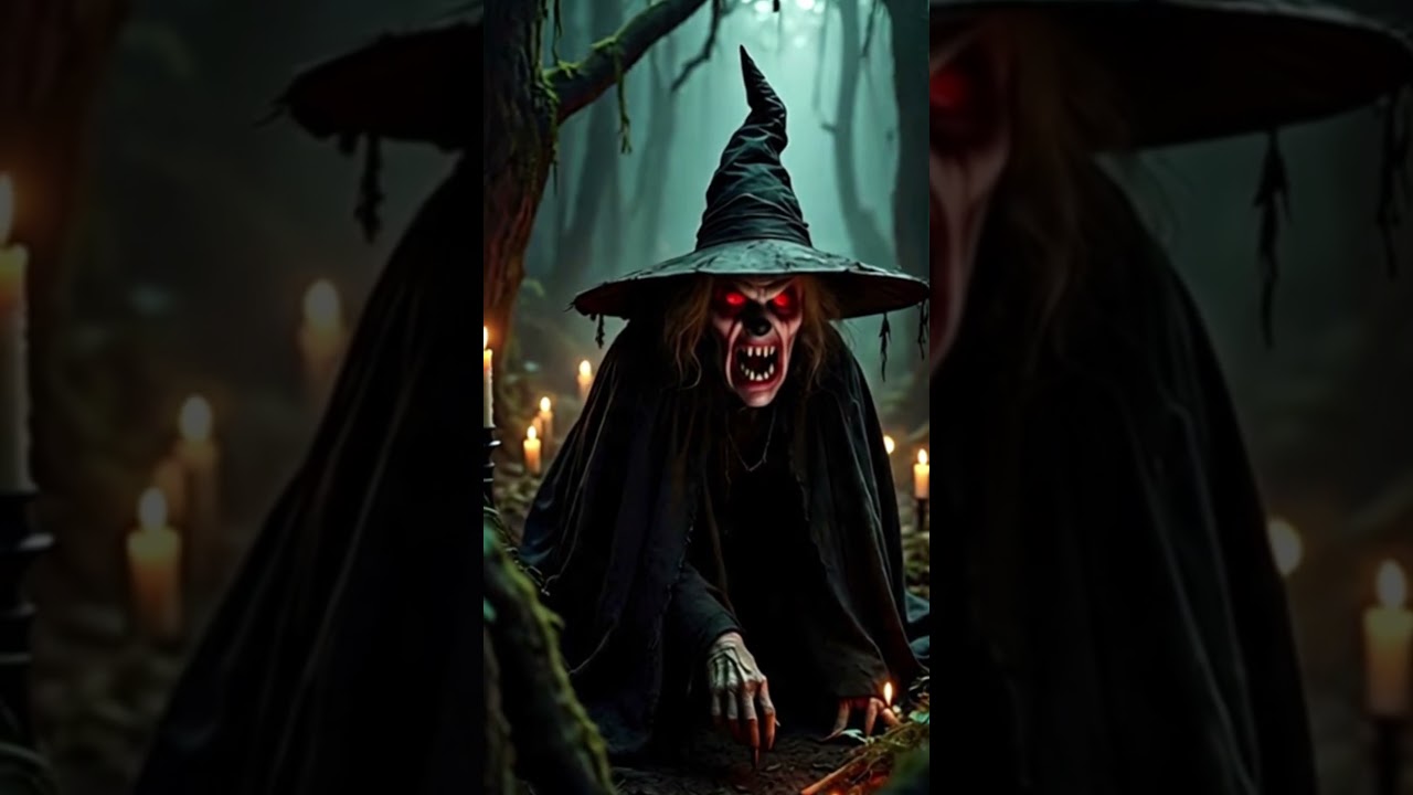 listen a creepy witch with laugh #shorts #soundeffects #scary
