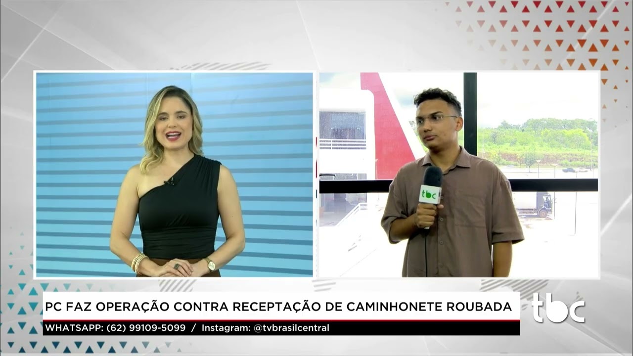 Jornal Brasil Central |26-02-26| PC faz Operação contra Receptação de Caminhonete roubada