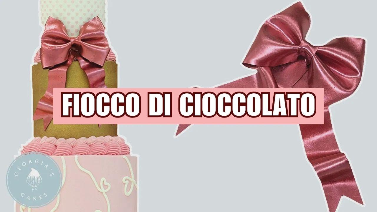 Come fare un fiocco di cioccolato! | Georgia's Cakes