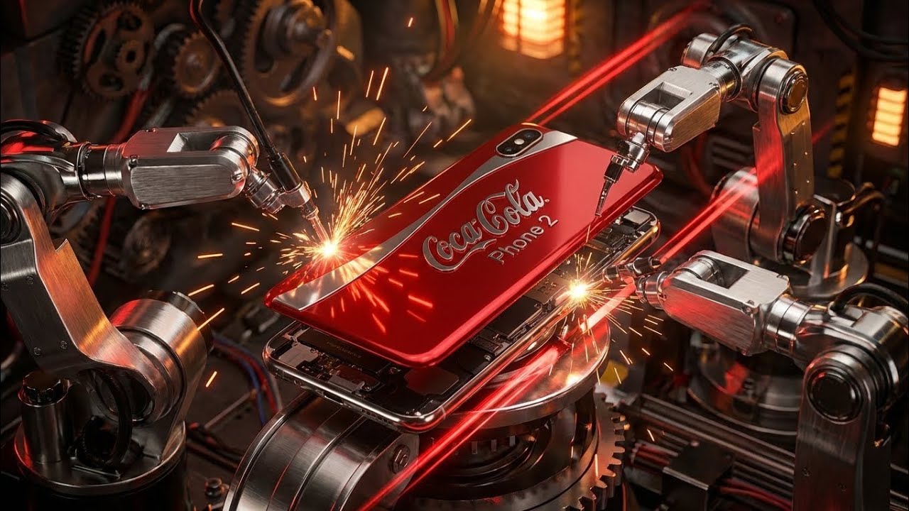 The Coca-Cola Phone 2: Manufacturing The "Red Beast" (Concept)