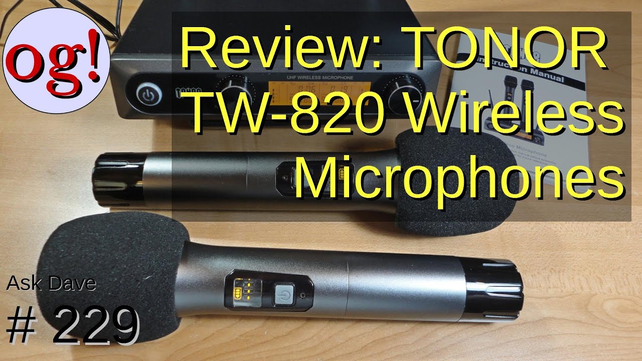 Review of TONOR TW820 Wireless Microphones (#229)