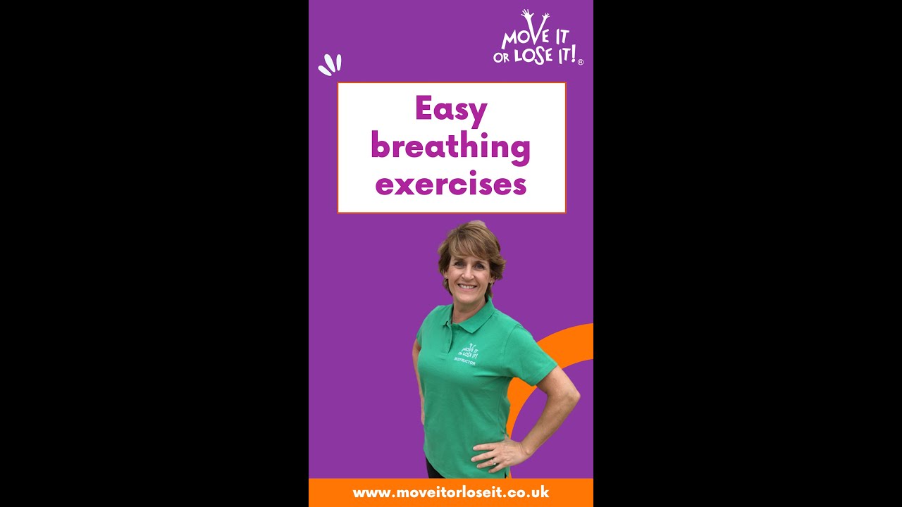 Exercise for seniors: Easy breathing exercises