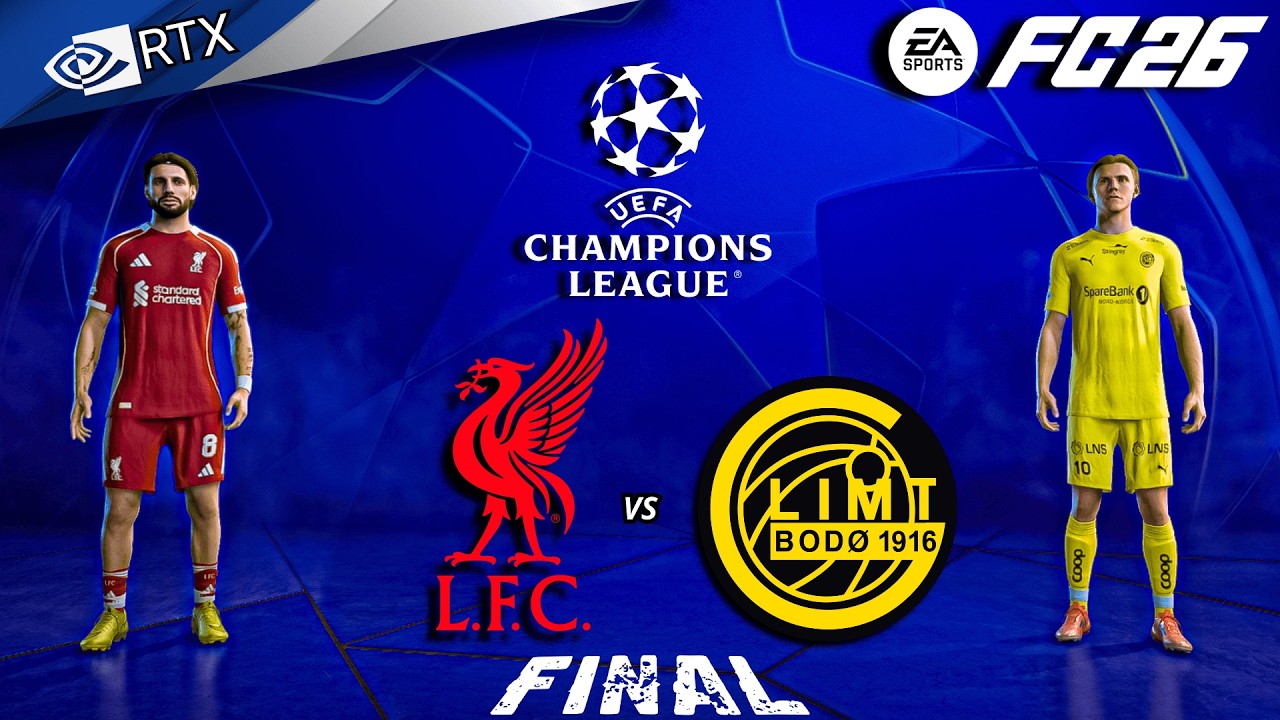 FC 26 - Liverpool vs Bodø/Glimt Ft. Ekitike, Wirtz | Champions League Final Full Match | PC™ [4K60]