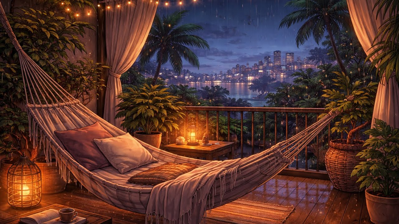 Ukulele Lofi 🌴 Cozy Island Beats | Chill Study Music, Relaxing Tropical Vibes