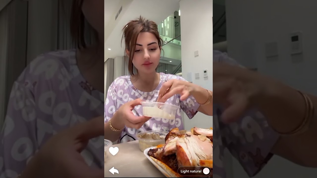 نور وعصام راح نتعشى فروج مشوي مع شاورما عربي