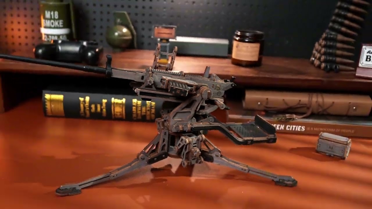 ROKR Anti-aircraft Gun Wooden 3D Puzzle LQM01