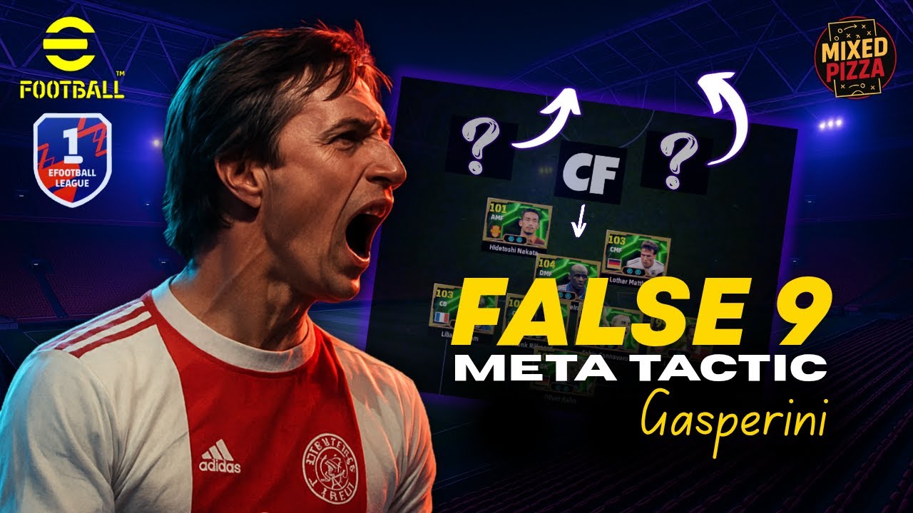 eFootball™ 2026 - GASPERINI's False 9 META Tactic - Long Ball Counter | Setup & Instructions