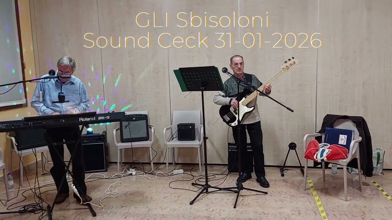 Gli Sbisoloni  -  Sound Check 31-01-2026 a RSA Brentonico TN
