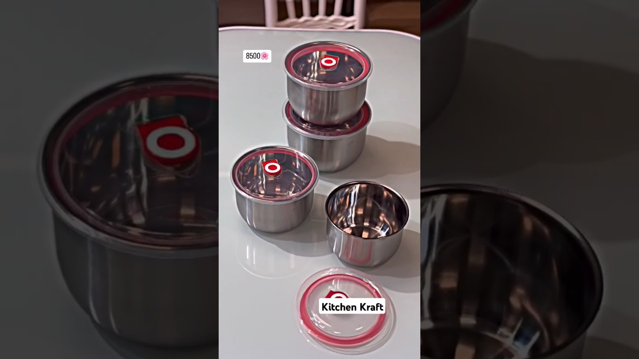 Stainless Steel Food StorageContainer/Vacuum Air-tight Box #foodcontainer #foodstorage #dryfood