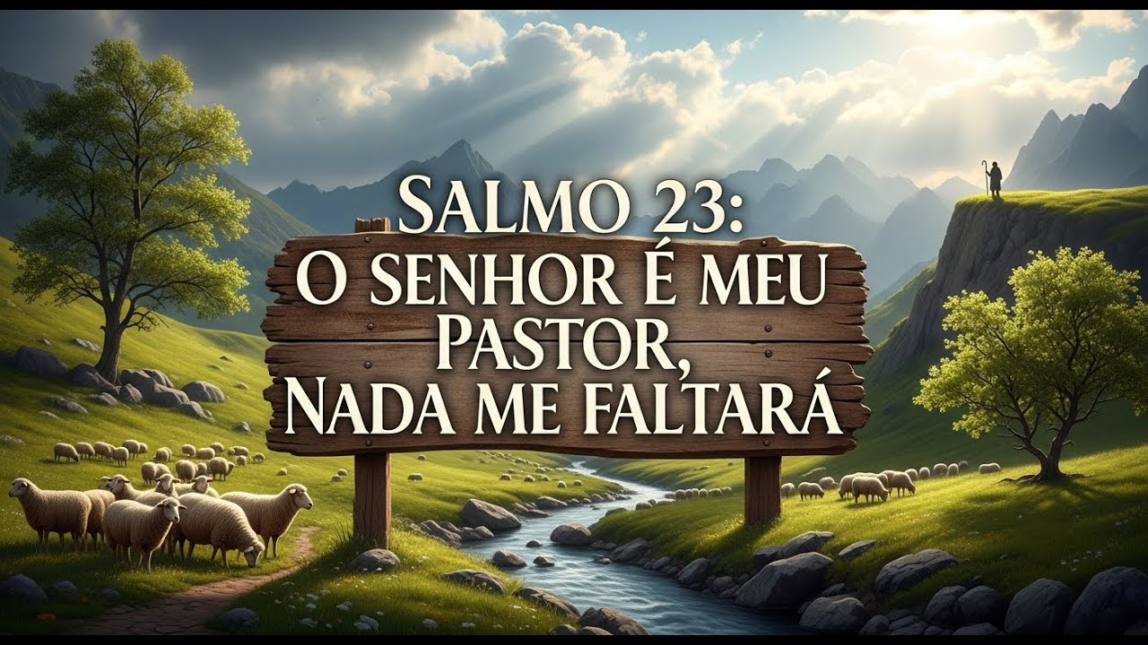 Salmos 23: O senhor é meu Pastor e nada me faltará