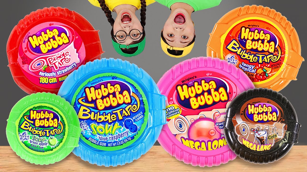 Hubba Bubba Challenge Bubble Gum DONA Mukbang