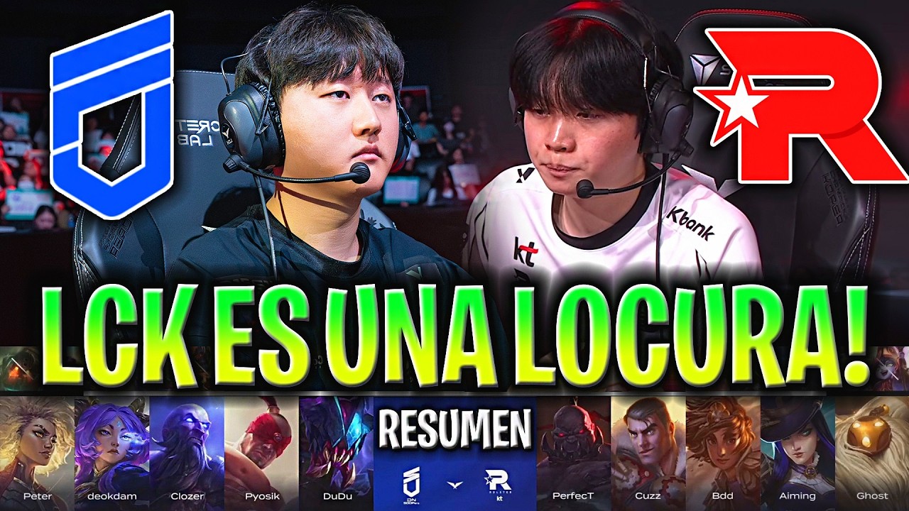 LA LCK ESTÁ QUE ARDE! 😱SERIE DE INFARTO!🔥 | KT vs DNS Resumen Completo LCK Cup 2026 Play In Round 1