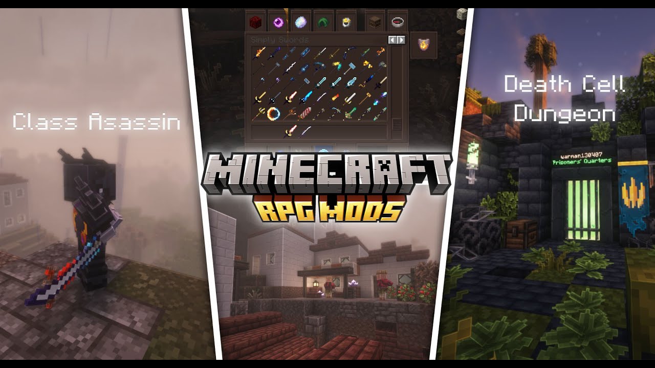 8 MODS RPG TERBAIK UNTUK MINECRAFT SURVIVAL 1.20/1.21 Fabric