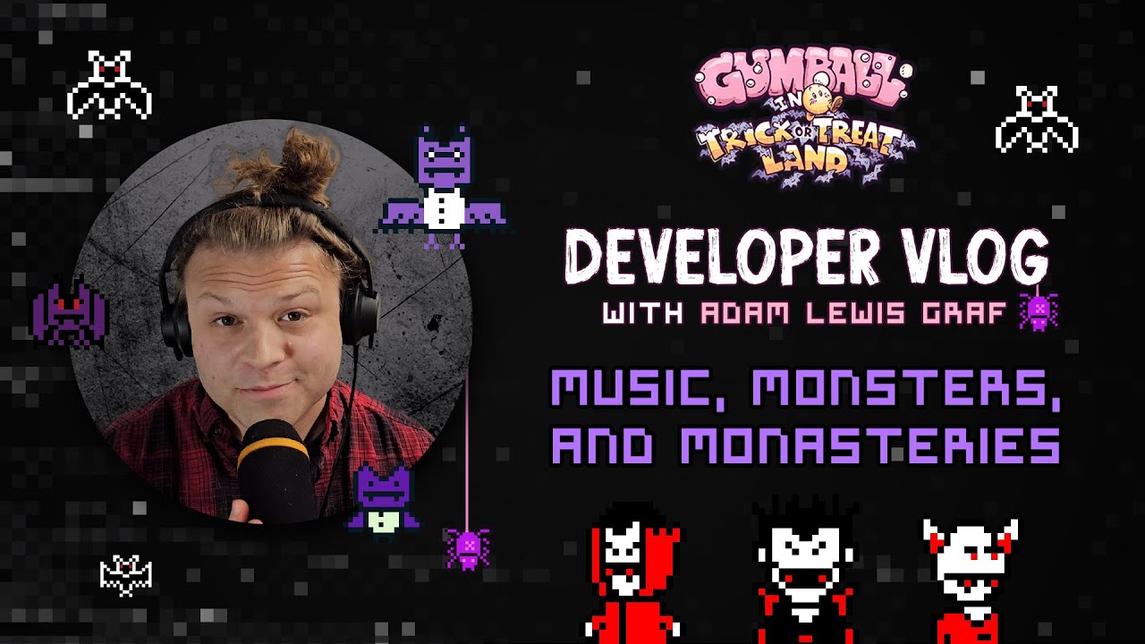 Гамбол в стране сладостей &mdash; видеоблог разработчиков №2: музыка, монстры и монастыри