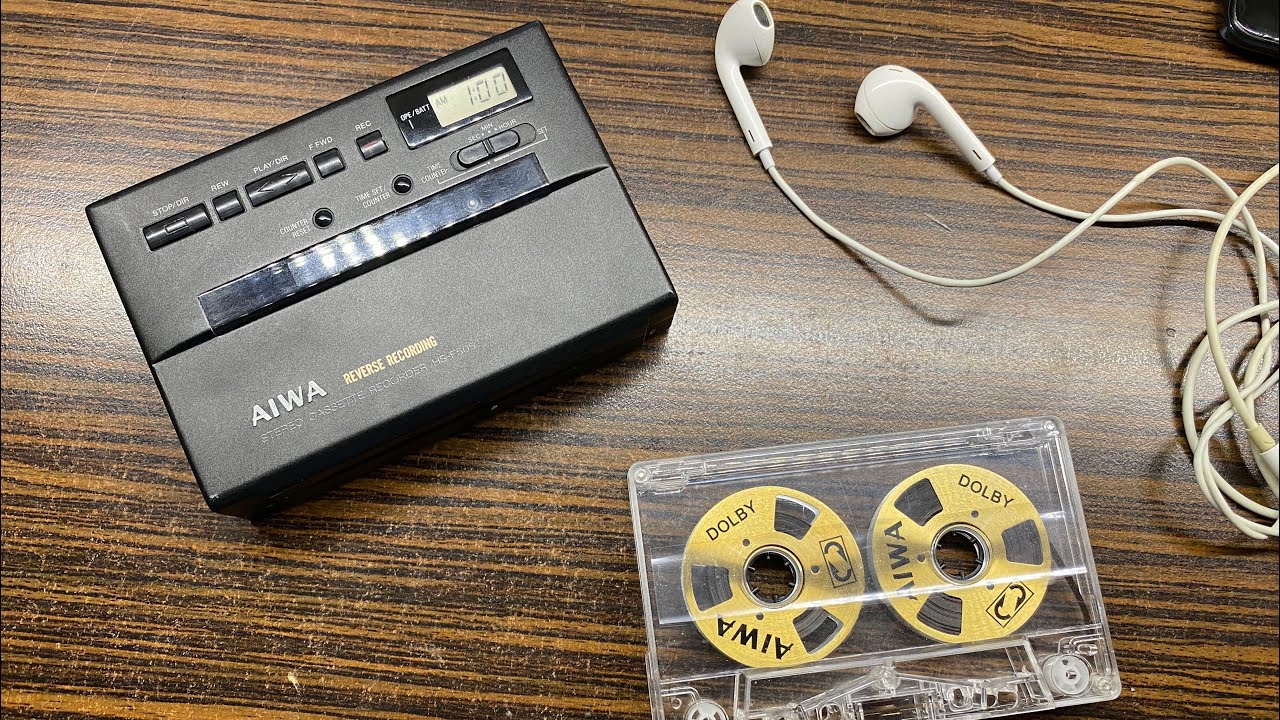 Aiwa HS-F50 F505 walkman with bi azimuth head - cassette player recorder repair fix E0003