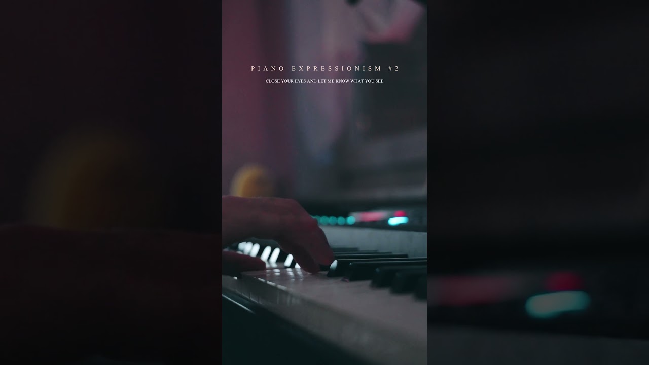 This is fully improvised and expressive piano playing.