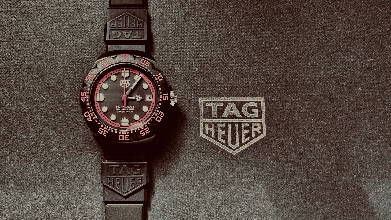 TAG HEUER F 1 SOLARGRAPH  ABU DHABI BLACK PINK 