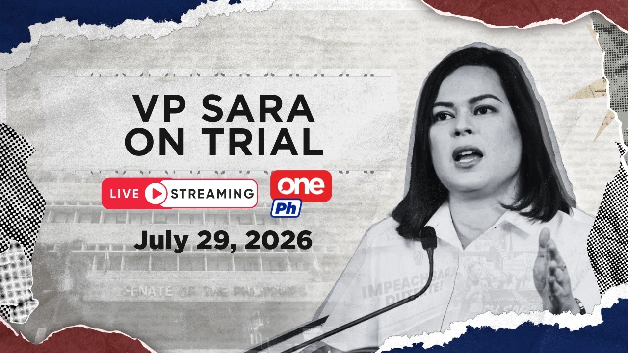 LIVE | VP Sara on Trial: Impeachment Hearing of VP Sara Duterte &mdash; Day 10 (July 29, 2026)