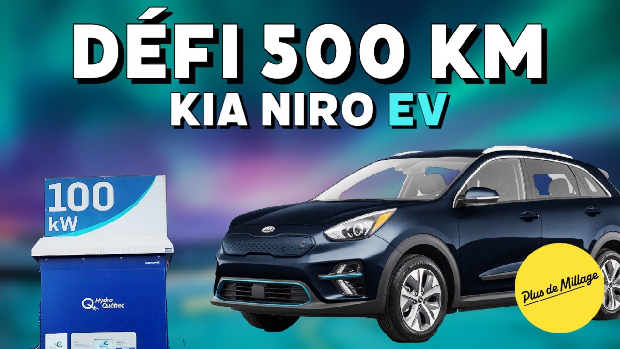 Kia Niro EV - Défi 500 km - conditions hivernales