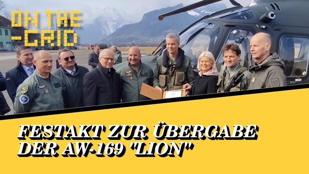 Bundesheer-Festakt zur Übergabe des AW169 am Fliegerhorst Aigen im Ennstal -  On The Grid Ep: 412/1