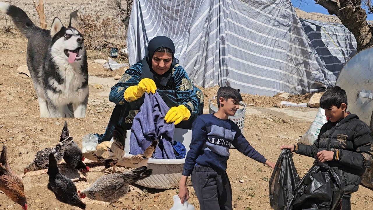 Holiday is Near | Nomadic Family Cleans Nature and Prepares for a Fresh Start
