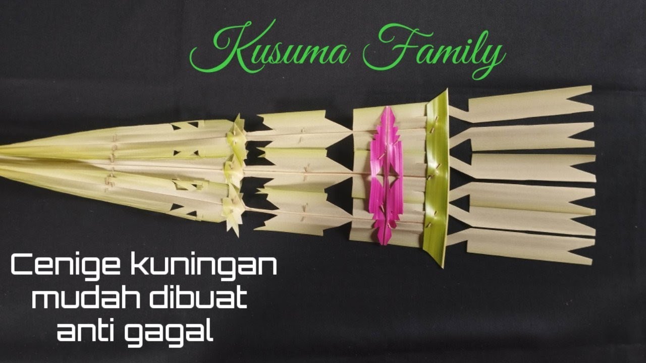 Cara membuat cenige sederhana #cenigekuningan