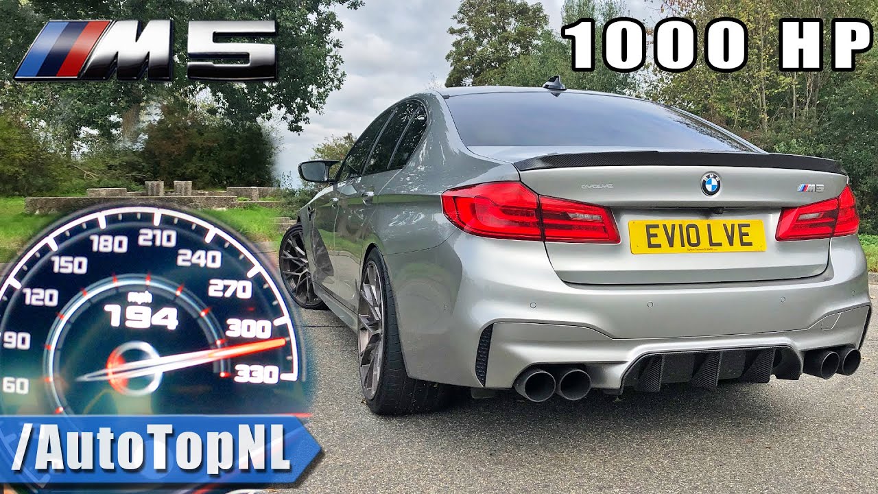 1000HP BMW M5 F90 Evolve 0-310KM/H *INSANE* Acceleration by AutoTopNL