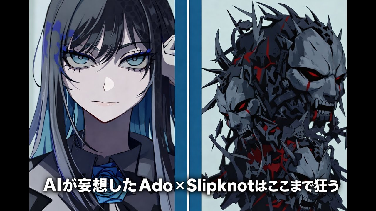 AIが妄想した Ado × Slipknot はここまで狂う｜If Ado × Slipknot Existed