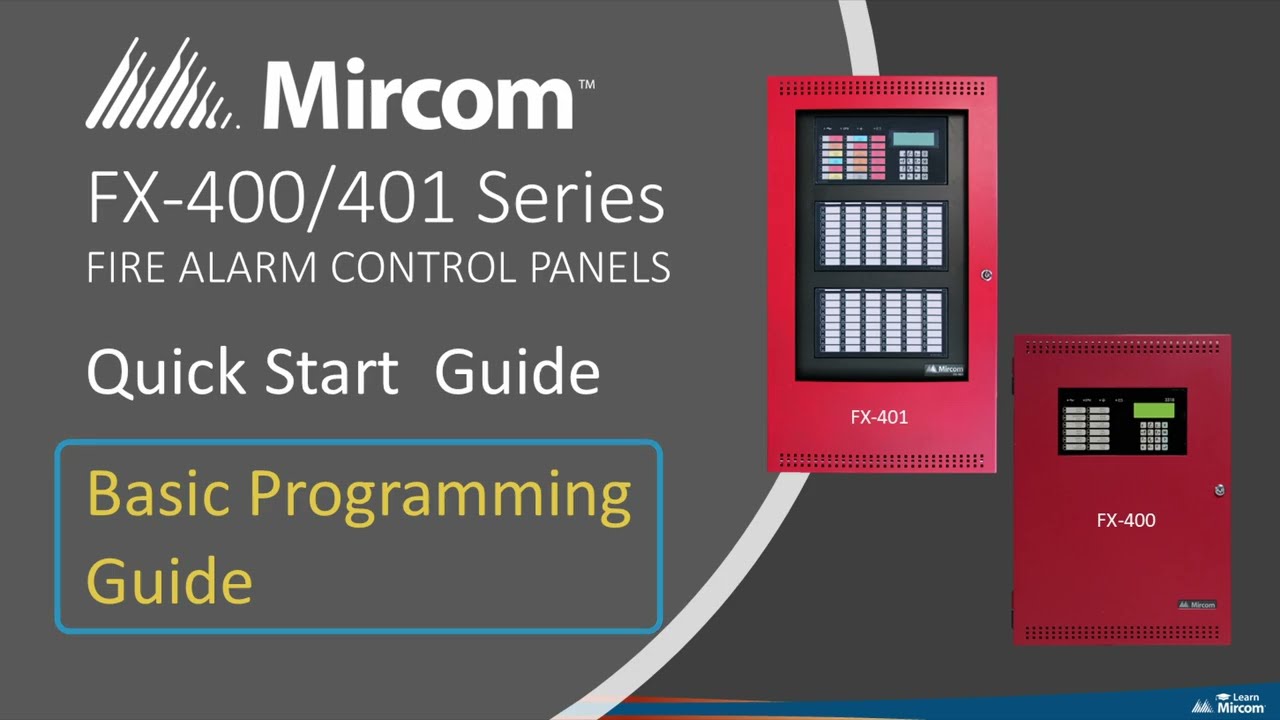 FX-400 Series Basic Programming - Quick Start Guide