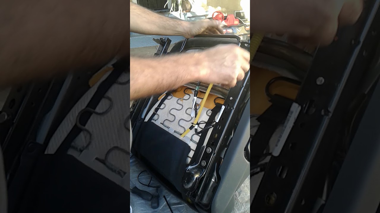 how to fix a 2006 honda civic stuck driver seat