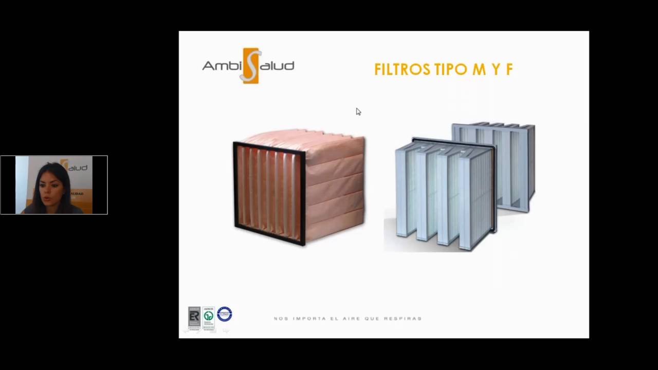 Webinar Ambisalud  Test Estanqueidad  de los filtros HEPA en los hospitales. Parte 2. Pilar Villa