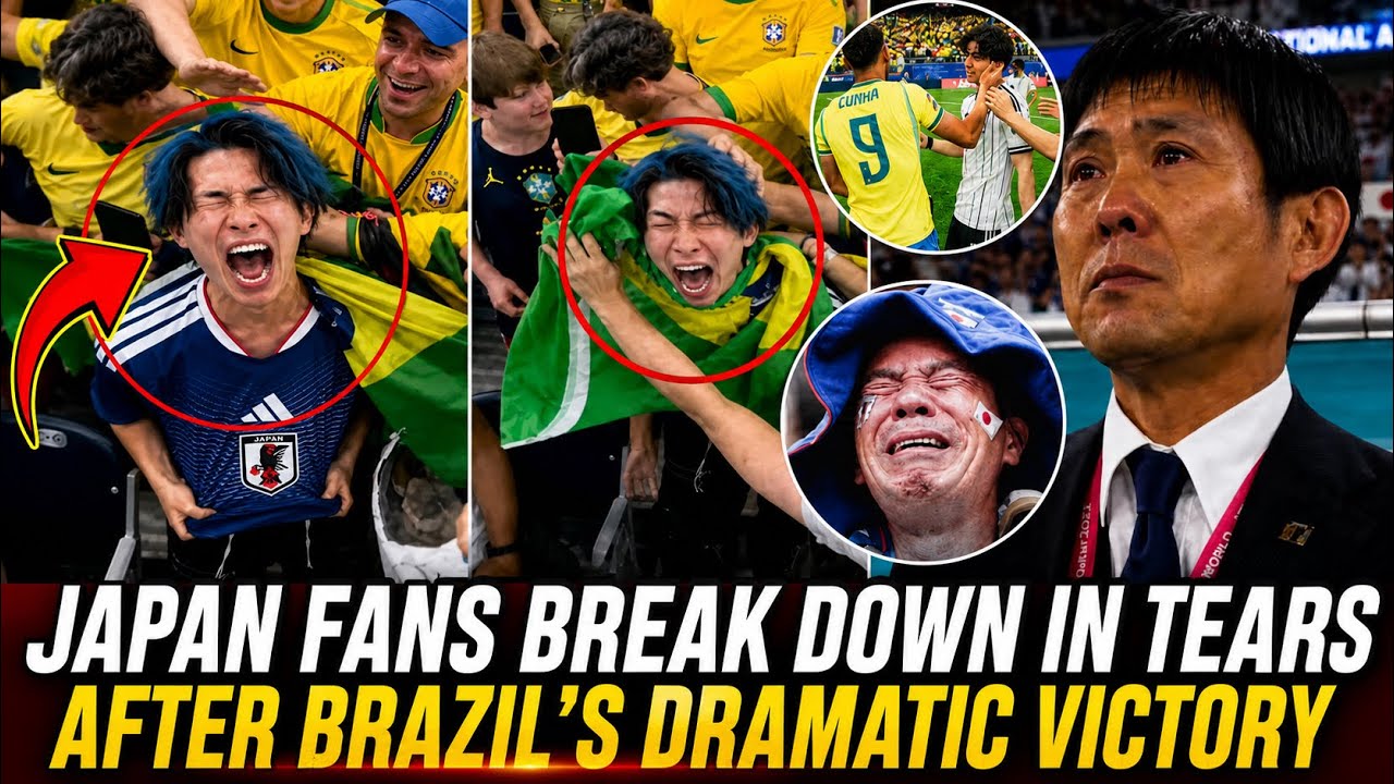 Japan Fans Break Down in Tears After 96th-Minute Heartbreak | Brazil&rsquo;s Dramatic World Cup Winner