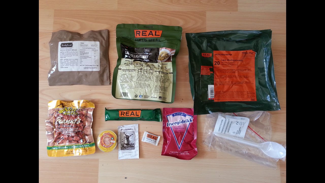 Norwegian Army MRE Arctic Field Ration Menu 20: Lamb Mulligatawny