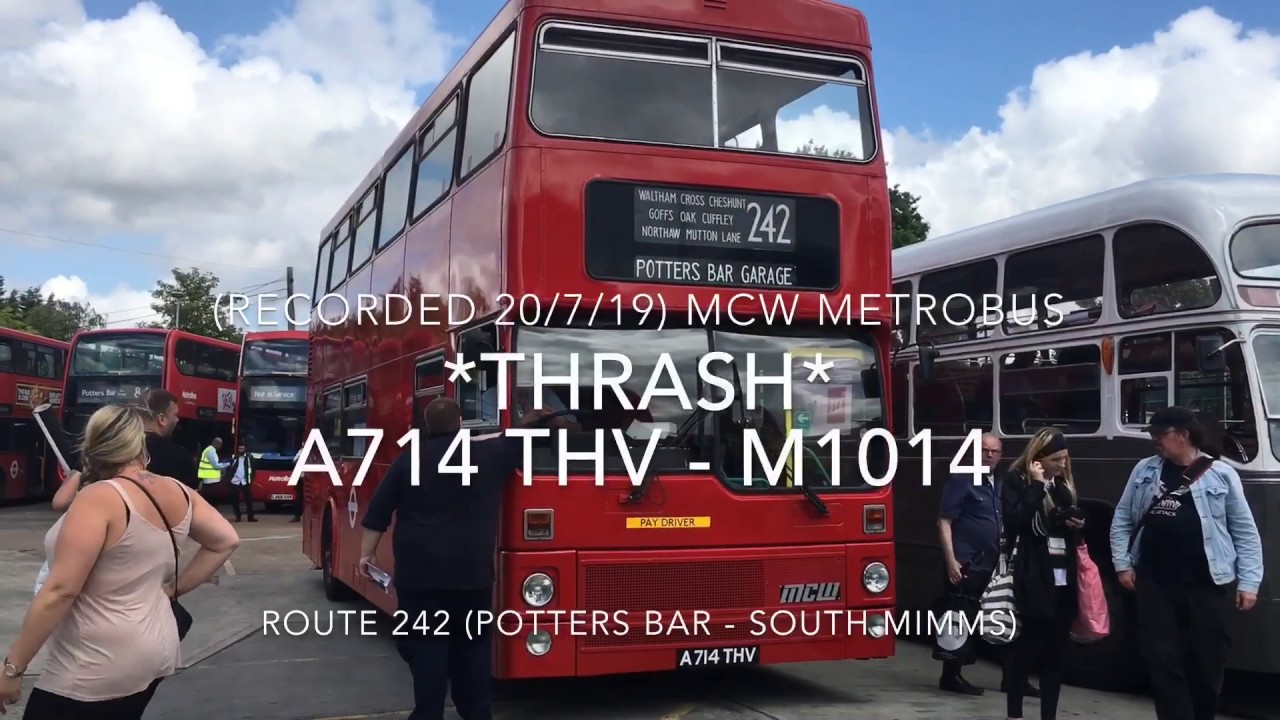 *THRASH* Preserved London Transport M1014 | MCW Metrobus | A714 THV | 242