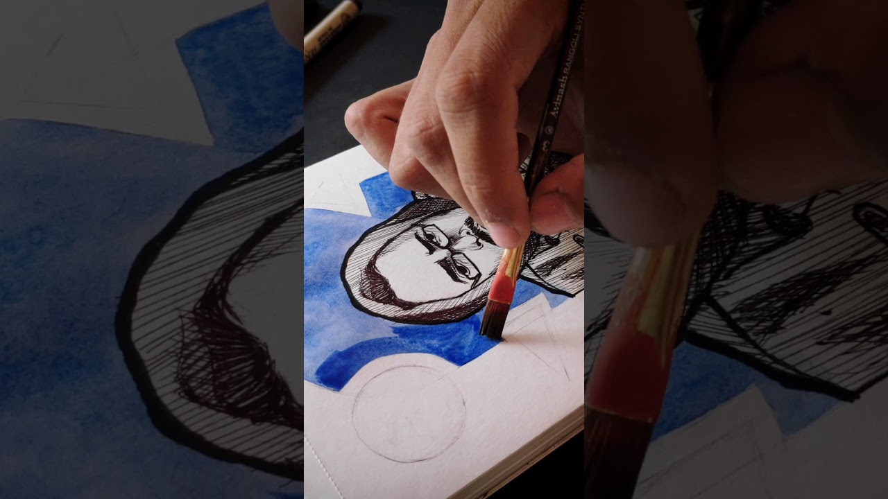 Drawing @BBKiVines From Dhindora Web Series #shorts