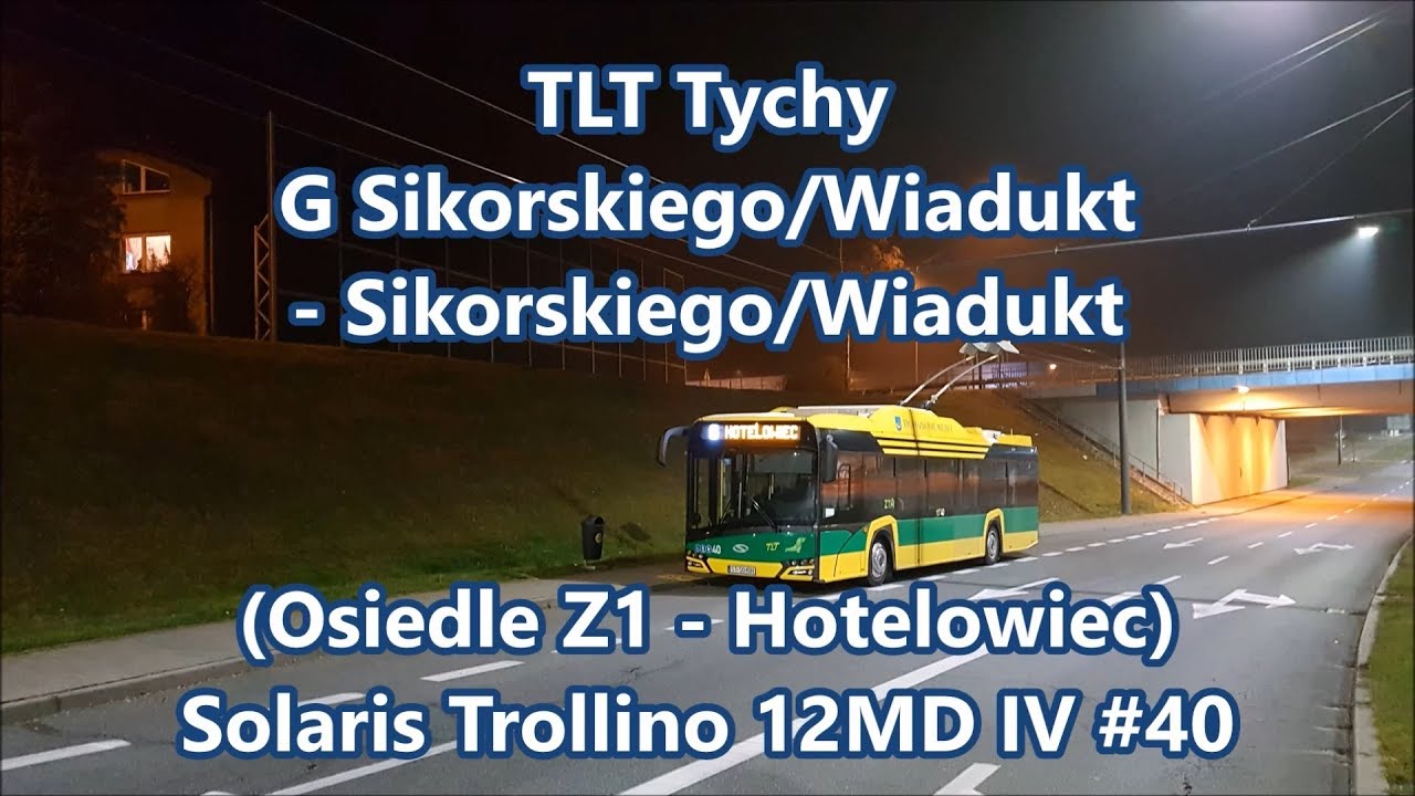 TLT Tychy - Solaris Trollino 12 IV #40, linia G
